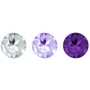 Набор анальных пробок с кристаллом Rianne S: Booty Plug Set Purple