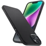 Чехол для iPhone Spigen Liquid Air Matte Black (ACS05037) for iPhone 14: Цвет черный