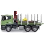 Автомодель Bruder Лесовоз Scania с краном и брёвнами (03524)