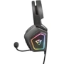 Наушники Trust GXT 450 Blizz RGB 7.1 Surround Gaming Headset RGB BLACK (23191): Чувствительность (дБ) 120