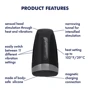 Мастурбатор Satisfyer Men Heat Vibration имитатор минета, подогрев и вибрация, стимуляция головки