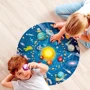 Деревянный пазл Hape Солнечная система с подсветкой Солнца 102 элемента (E1625)