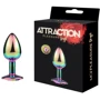Металлическая анальная пробка MAI Attraction Toys №73 Rainbow