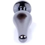 Анальная пробка с кристаллом BOSS of TOYS - Jewellery Dark Silver BUTT PLUG Rose, BS6400054