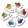 Медиатор Набор медиаторов DUNLOP 4240 TORTEX WEDGE CABINET: Форма медиатора Standard
