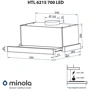Вытяжка Minola HTL 6215 WH 700 LED фото 12