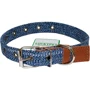 Ошейник Lucky Pet Melange одинарный светоотражающий 2.5/37-52 см синий (550583)