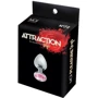 Металлическая анальная пробка с розовым кристаллом MAI Attraction Toys №72