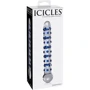 Стеклянный фаллоимитатор Icicles No 50, 18x2,5 см