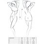 Сексуальное боди Passion AGAWA BODY black XXL/XXXL