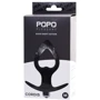 Анальная пробка с вибрацией Toyfa POPO Pleasure Anal Plug Cordis M Vibro Black