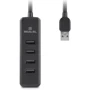Адаптер REAL-EL Adapter USB to 4xUSB2.0 HQ-175 Black (EL123110008) фото 3