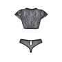Комплект ECO Passion LEAFA BIKINI black L/XL