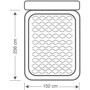Надувний матрац Надувне ліжко з вбудованим електронасосом Intex 152x236x46(86) см (64448): Тип Надувная кровать со встроенным электронасосом