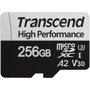 Карта пам'яті Transcend 256GB microSDXC Class 10 UHS-I U3 V30 A2 + adapter (TS256GUSD330S)