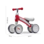 Беговел QPLAY детский Cutey Red (B-400Red): Колеса литые