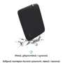 Сумка для ноутбуков Tigernu 15.6" T-A001L Black: Материал полиэстер