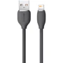 Кабель Baseus USB Cable to Lightning Jelly Liquid Silica Gel 2.4A 1.2m Black (CAGD000001): Тип USB Cable - Lightning