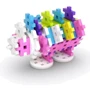 Конструктор MELI BASIC фигурный 100 эл. розовый (2,5х2,5см)