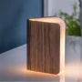 Светильник-книга на аккумуляторе Smart Book мини Gingko Англия дерево орех (GK12W8)