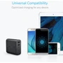 Зарядное устройство ANKER Power Bank PowerCore Fusion 3A + Power Bank 5000mAh Black (A1622311): Сила тока 2.4А и более