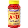 Piping Rock Vitamin A And D3 5000 IU - 400 IU, 250 Softgels