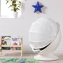 Вращающееся кресло ІКЕА IKEA PS LÖMSK бело-красный (104.071.36) фото 3