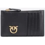 Жіночий гаманець PINKO AIRONE CARDHOLDER VITELLO SETA чорний (100251A0F1Z99Q)