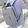 Мужской рюкзак Remoid серый (brvn2890-gray): Застежка Молния