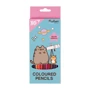 Олівці кольорові Yes 12 шт 24 кольори Pusheen Cheek (290745)