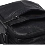 Мужская сумка планшет Borsa Leather черная (K11029-black): Фактура Матовая, Зернистая