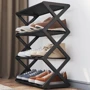 Полиця для взуття Stenson 4 яруси 42х18.5х50 см (R97358 black): Тип Подставка для обуви