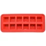 Форма для льда Krauff 26x10.8x3.5 см красная (26-184-030)