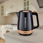 Электрочайник Maestro MR-033 Black: Покрытие нагревательного элемента (материал) нержaвеющaя стaль