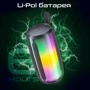 Акустика Promate Lumitower 8W Black (lumitower.black): Подключение Bluetooth, AUX, USB, TF