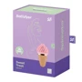 Стимулятор для клитора с вращающимися лепестками Satisfyer Lay-On - Sweet Treat Pink/Brown