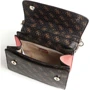 Женская сумка кросс боди Guess Camy Crossbody Flap темно-коричневая (HWSG7741180-BRM): Фактура Матовая, Зернистая