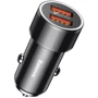 Зарядное устройство Baseus USB Car Charger Small Screw Quick Charge 36W Black (CAXLD-B01): Особенности Быстрая зарядка