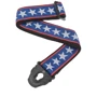 Ремень гитарный PLANET WAVES PW50PLA10 Planet Lock Guitar Strap, Stars & Stripes