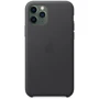 Чохол для iPhone Apple Leather Case Black (MX0E2) for iPhone 11 Pro Max: Тип чохла накладка на задню частину