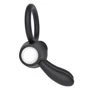 Ерекційне віброкільце LoveToy Power Clit Cockring, Black
