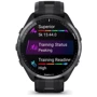 Смарт-часы Garmin Forerunner 965 Carbon Grey DLC Titanium Bezel with Black Case and Black/Powder Grey Silicone Band (010-02809-10): Дисплей 1.4" AMOLED (454x454)