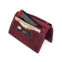 Женский кошелек DNK Leather бордовый (DNK Big Purse col.L): Материал Натуральная кожа