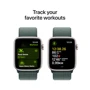 Apple Watch SE 2 2024 40mm GPS Starlight Aluminum Case with Lake Green Sport Loop (MXEH3QH/A) UA фото 6