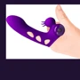 Клиторальный стимулятор на палец Pretty Love - Orlando Finger Violet, BI-014836-1