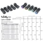 Гірлянда Smart LED Twinkly Pro Curtain RGB 250 AWG22 IP65 чорний: Тип Бахрома