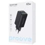 Зарядное устройство Proove Wall Charger 2xUSB-C+USB Pocket GaN 65W Black (WCPG65121201): Кабель в комплекте отсутствует