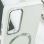 Чехол для телефонов TPU Case Bonbon Metal Style with MagSafe White for Samsung A556 Galaxy A55: Цвет белый