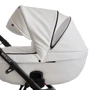 Универсальная коляска 2 в 1 Broco Miracle Black 9023-BMB-05, white, белый фото 15