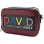 Женская сумка кросс боди David Jones бордовая (7771684)